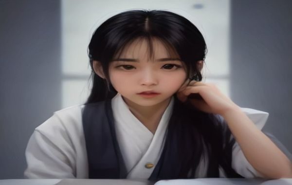 读者在书桌前认真对比两本成人文学作品，桌上有笔记本记录评分标准，体现高h文筛选评鉴的认真态度